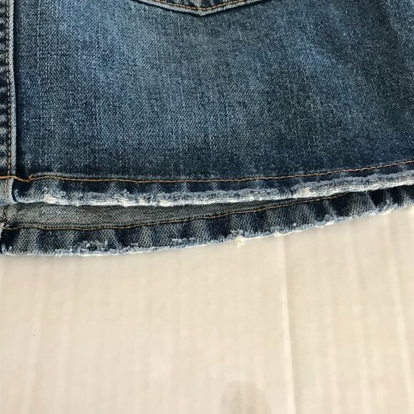 Zara Authentic Denim by Trafaluc Mini Skirt With Side Striping - Picture 12 of 14